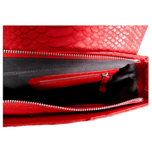 Load image into Gallery viewer, Interior Red Crossbody Saddle Bag
