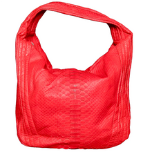 Load image into Gallery viewer, Red Shoulder Bag Hobo Style
