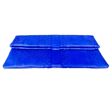 Load image into Gallery viewer, Royal Blue Leather Clutch Bag
