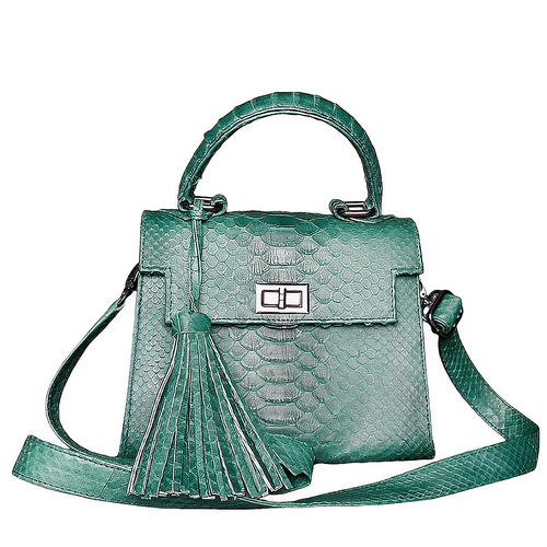 Green Top Handle Bag