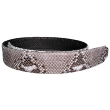 Cargar imagen en el visor de la galería, Grey and White reversible leather large strap
