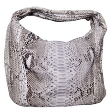 Load image into Gallery viewer, White Leather Hobo Bag
