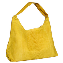 Load image into Gallery viewer, Yellow Stonewashed Jumbo XL Shoulder Bag

