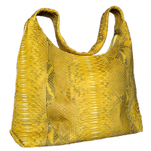 Load image into Gallery viewer, Yellow and Gray XL Shoulder Bag
