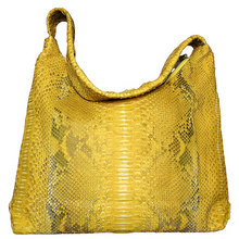 Load image into Gallery viewer, Yellow and Gray XL Shoulder Bag
