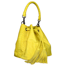 Load image into Gallery viewer, Side Yellow Bucket bag
