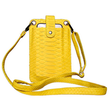 Load image into Gallery viewer, Yellow Cell Phone Crossbody Bag
