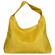 Cargar imagen en el visor de la galería, Yellow Stonewashed Jumbo XL Shoulder Bag
