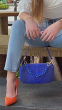 Load and play video in Gallery viewer, Cobalt Blue Pochette Shoulder Bag
