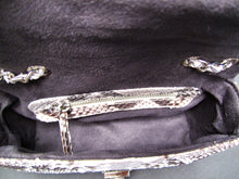 Cargar imagen en el visor de la galería, Interior White Leather Shoulder Bag - Flap Bag LARGE
