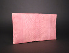 Load image into Gallery viewer, Pale Pink Leather Clutch Bag
