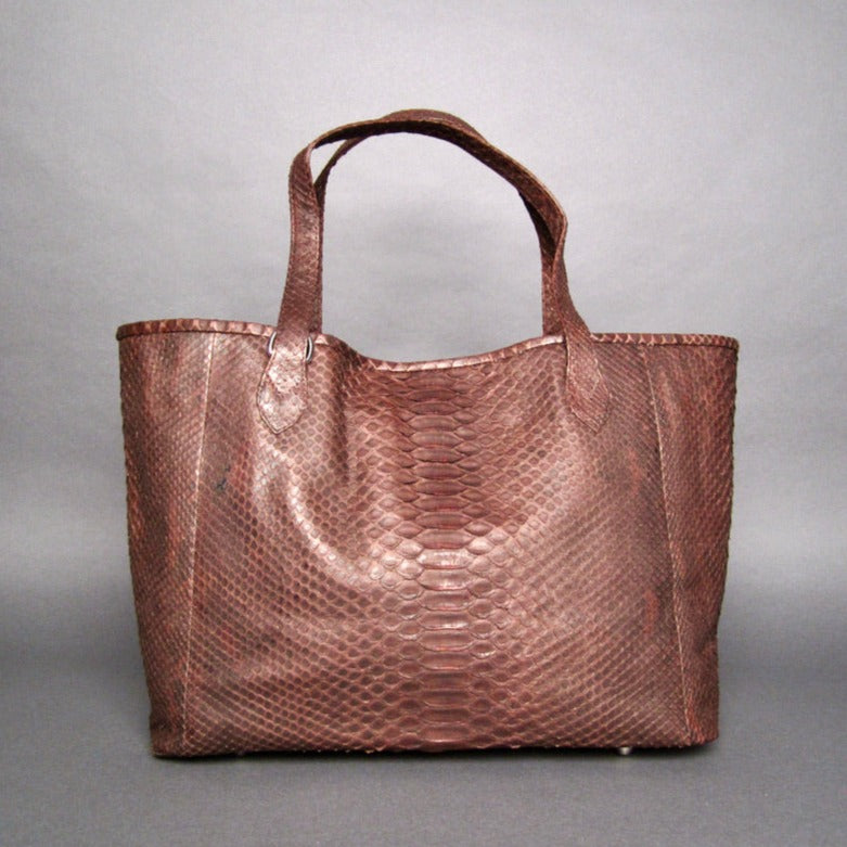 Brown Python Leather Neverfull Tote Shoulder bag