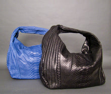 Cargar imagen en el visor de la galería, Bee in Style Python Leather Hobo Bags in Genuine Python Leather
