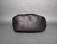 Cargar imagen en el visor de la galería, Bottom Leather Hobo Bag in Genuine Python Leather
