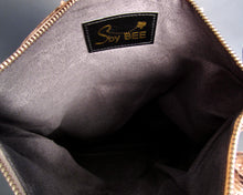 Load image into Gallery viewer, Tan Beige Leather Tassel Clutch Bag
