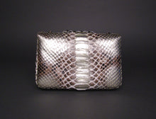 Load image into Gallery viewer, Back Metallic Silver Small Shoulder Bag - Flap Bag SMALL
