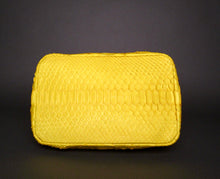 Load image into Gallery viewer, Yellow Stonewash Leather Bucket Shoulder bag
