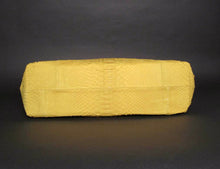 Load image into Gallery viewer, Yellow Stonewash Leather Jumbo XL Shoulder Bag
