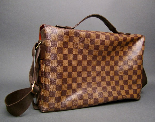 Louis Vuitton Vintage Brown Damier Ebene Broadway Canvas Messenger Bag, Best Price and Reviews